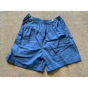 Puccini maternity shorts Blue Stretch Adjustable waist size 6